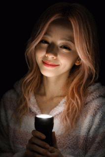 海の中のあかり